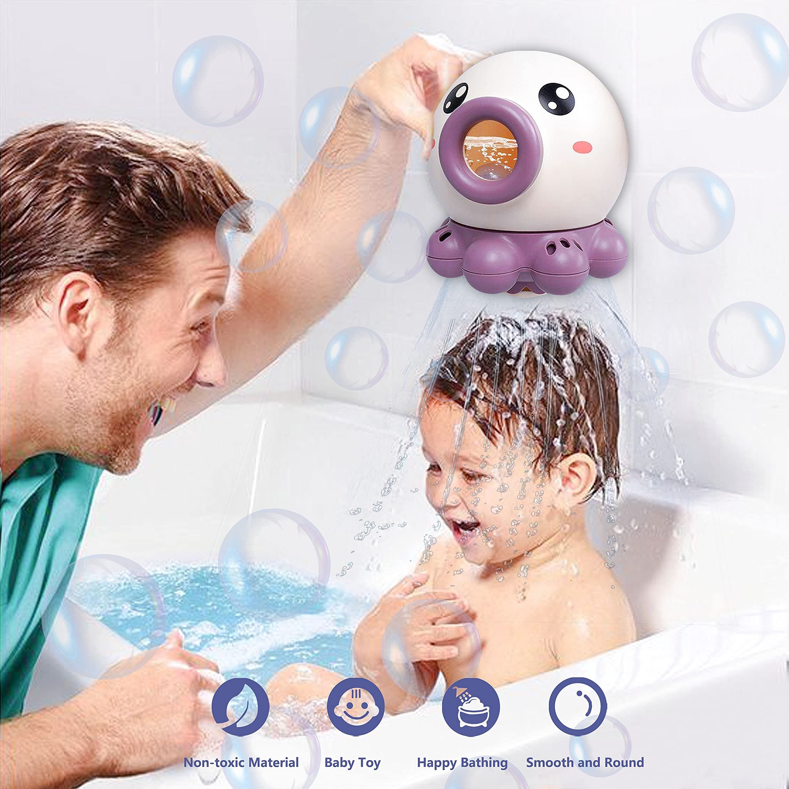 Interactive Octopus Baby Bath Toy – Water Spray Shower for Infants & Toddlers | Bathtub, Pool, and Beach Fun