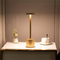 Modern Cordless LED Table Lamp – USB Rechargeable & Touch-Control Ambient Light
