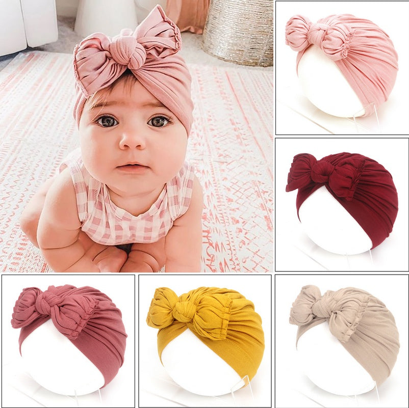 Adorable Baby Girl Turban Hat – Keep Your Little One Cozy & Cute!