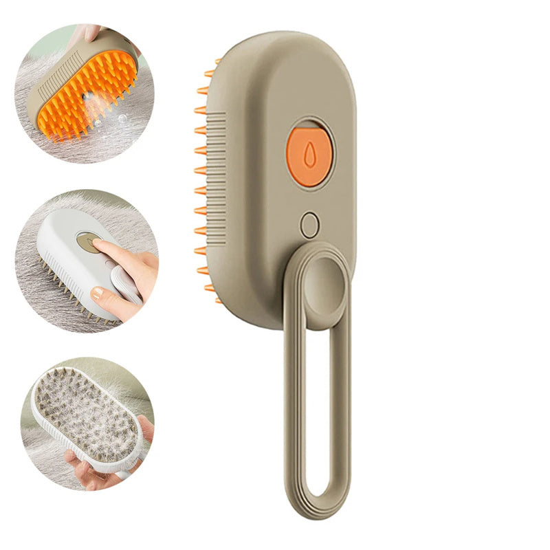 Pet Steam Massage Brush – Soothing Spa Experience for Your Furry Friend