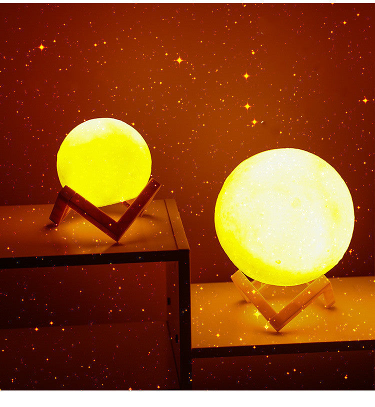 3D Moon Lamp – LED Night Light for Bedroom Décor & Unique Birthday Gift