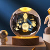 3D Planetary Crystal Ball Lamp – Lifelike Milky Way Projection with Advanced Cutting Technology