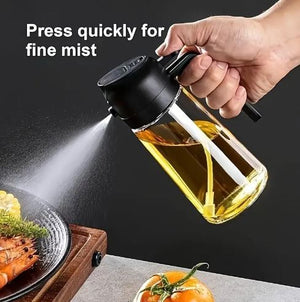 Multifunctional Oil Sprayer & Dispenser – Ideal for Grilling, Baking, and Salad Dressing