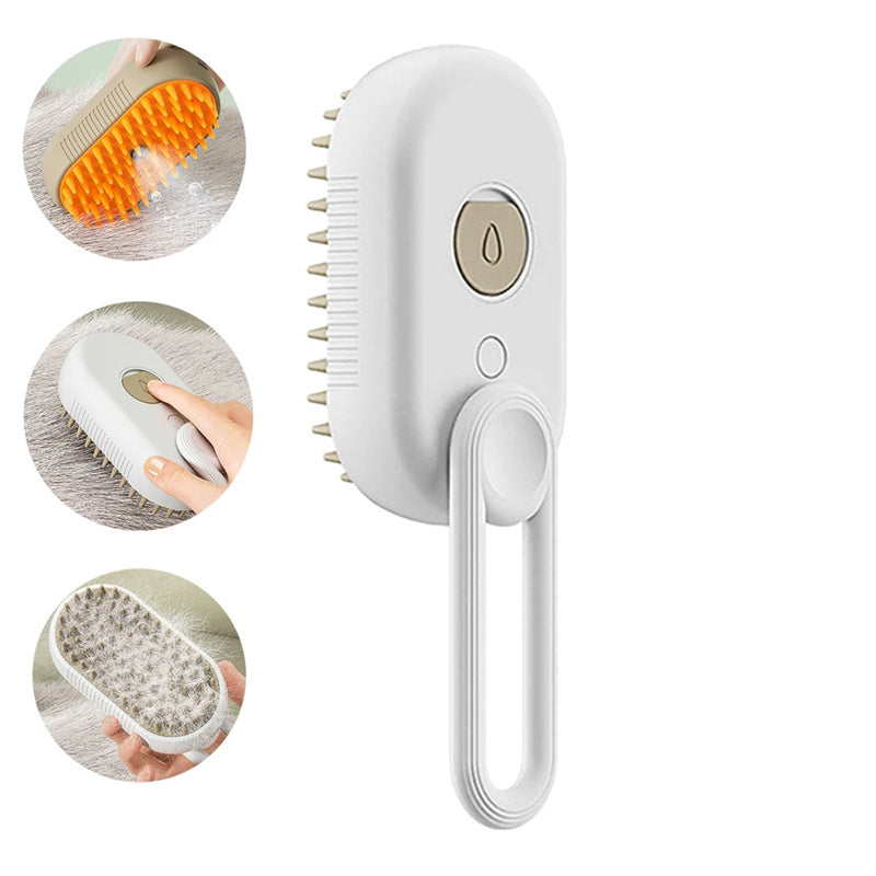 Pet Steam Massage Brush – Soothing Spa Experience for Your Furry Friend